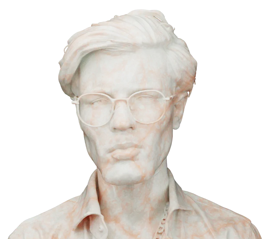 Visage James marbre